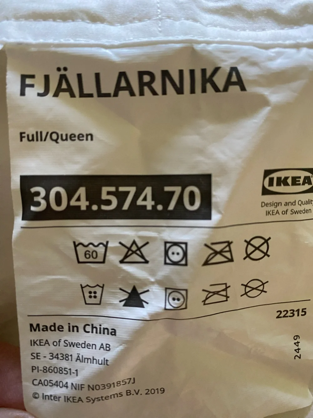 IKEA Pastel Floral Duvet Cover in Yellow, Green, Pink, Blue, Purple